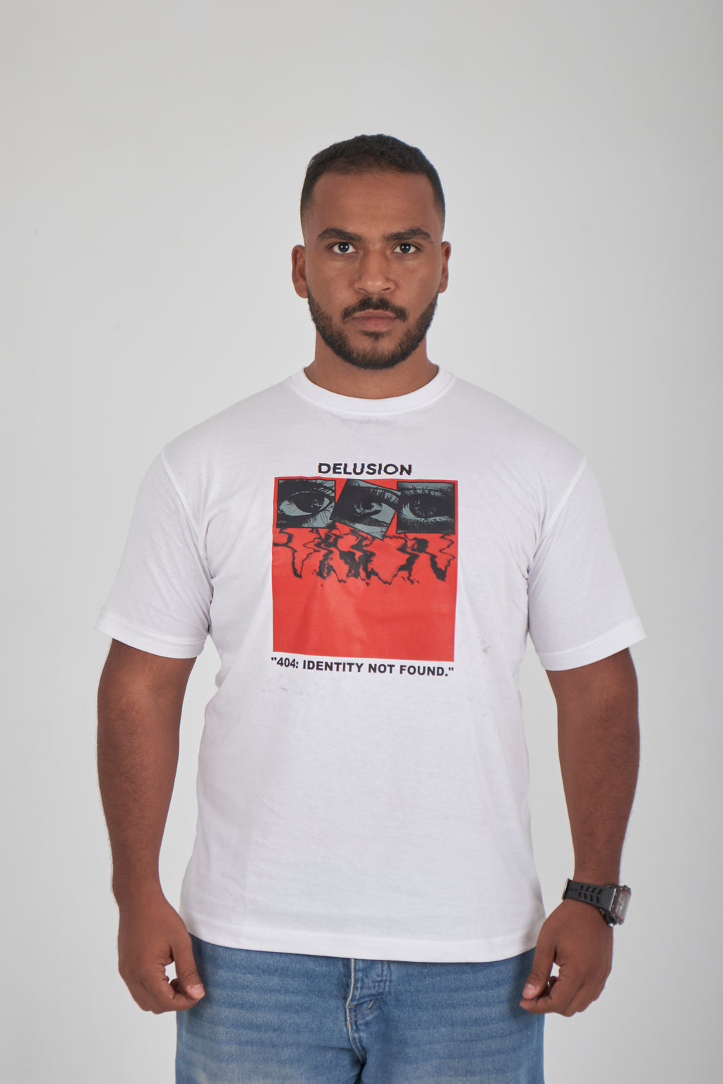 Red Glitch T-Shirt